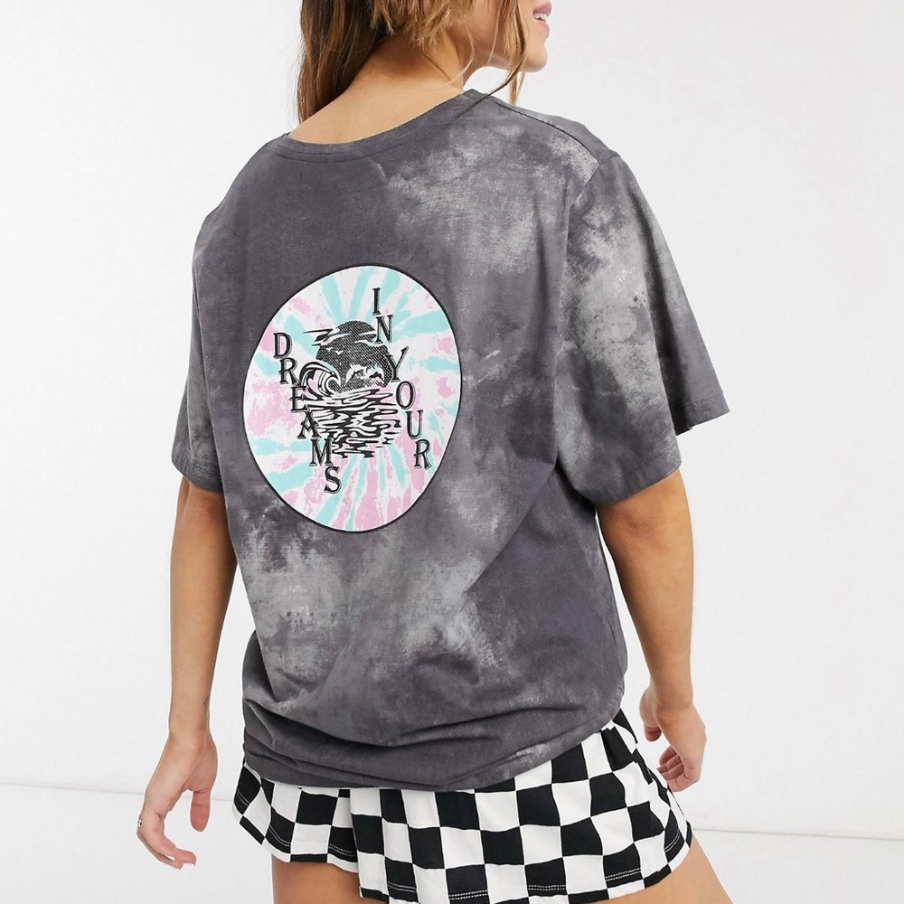 In Your Dreams Acid Wash Tee